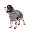 Hundebademantel aus Bio-Baumwolle "Stone Grey" XL