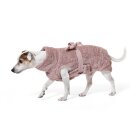 Hundebademantel aus Bio-Baumwolle &quot;Pink Berry&quot;