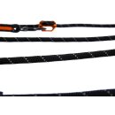 Non-stop Dogwear Rock Leash Adjustable - Hundeleine 2,5 m schwarz